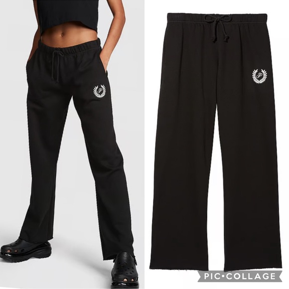 Victoria’s Secret PINK Fleece Flare Sweatpants - Picture 1 of 1